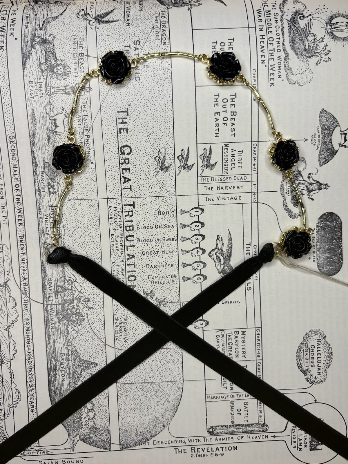 Tea Rose Choker