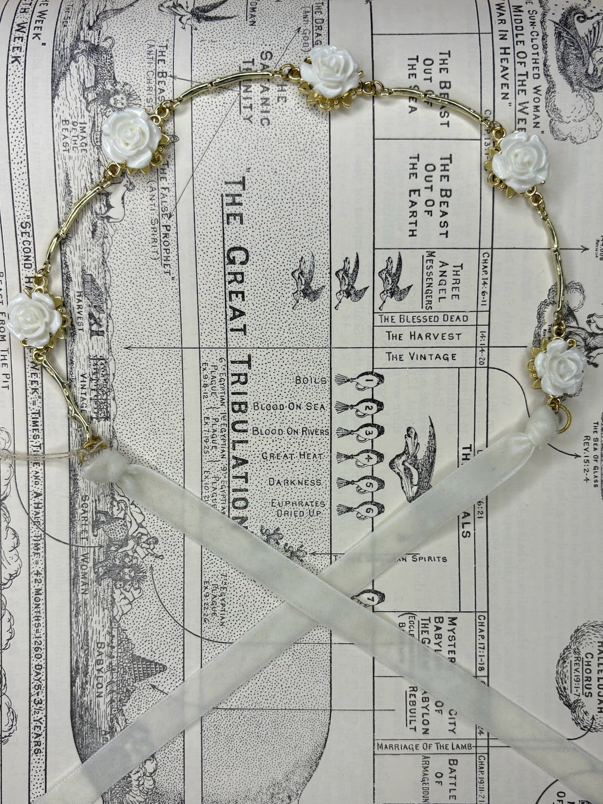 Tea Rose Choker